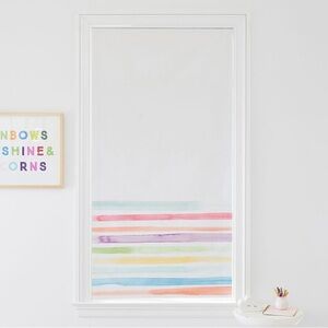 Kayla Rainbow Stripe Blackout Roman Shade
